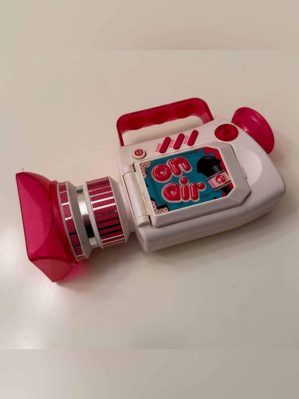 Barbie ON AIR Toy Video Camera Camcorder Talking Sounds Lights TESTED WORKS 2010